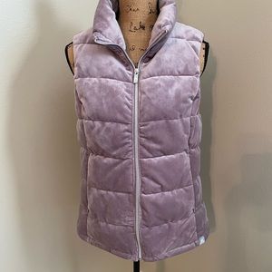 Puffy vest - lilac-colored NWOT, size M